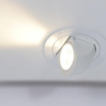Встраиваемый светильник BTH-10-03 (220V, 10W, белый корпус) (теплый белый 3000K), 1шт
