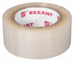Скотч упаковочный 48мм х 50мкм, прозрачный, рулон 150м REXANT, 6шт
