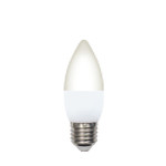Led-c37-7w/3000k/e27/fr/sls лампа светодиодная. форма “свеча”, матовая. теплый белый свет (3000K). ТМ Volpe, 1шт