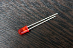 Светодиод 5mm RED F5 red, 1шт