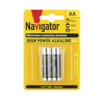 Элемент питания алкалиновый AA/LR6 94 752 NBT-NE-LR6-BP2 (блист.2шт) Navigator 94752, 1упак. 2шт