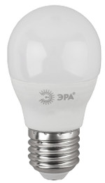 Лампочка светодиодная ЭРА STD LED P45-11W-840-E27 E27 / Е27 11Вт шар нейтральный белый свет, 1шт