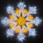 Фигура ARD-SNOWFLAKE-M12-900x900-720LED White/Warm (230V, 43W), 1шт