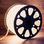 Лента светодиодная 220В, SMD5730, 60 LED/м, Теплый белый, 6,5x13мм, 100м, без установочного набора, IP67 NEON-NIGHT, 100м