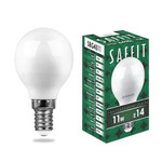 Лампа светодиодная, 11W 230V E14 6400K, SBG4511, 1шт