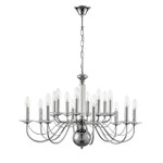 8034⁄16 CLASSI LN24 хром, металл/стекло Люстра подвесная Е14 16*40W 220V INCANTO, 1шт