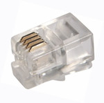 Разъем телефонный UTP RJ-9 (4P4C), CAT 3 PROconnect, 100шт