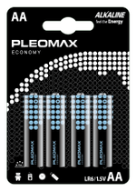Алкалиновая батарейка Pleomax LR6-4BL Economy, 4шт
