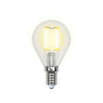 Led-g45-7,5w/nw/e14/cl gla01tr лампа светодиодная. форма “шар”, прозрачная. серия air. белый свет (4000K). Картон. ТМ Uniel, 1шт