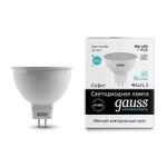 Лампа светодиодная LED Elementary MR16 GU5.3 9Вт 4100К Gauss 13529, 1шт