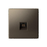 Розетка компьютерная ArtGallery RJ45 кат.6A механизм мокко SE GAL000686, 1шт