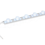 Светодиодный модуль 3030 18 led (12V, 18W) (холодный белый 10000K), 1шт