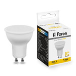 Лампа светодиодная, (13W) 230V GU10 2700K MR16, LB-960, 1шт