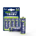 Аккумулятор AA/HR6 2500мА.ч (блист.4шт) TOKOV ELECTRIC TKE-NMA-HR6/B4, 1УП.4 шт.