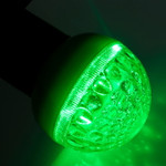 Лампа шар Е27 9 LED Ø50мм зеленая, 1шт