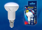 Led-r50 7w/4000k/e14/fr/dim plp01wh лампа светодиодная, диммируемая. форма “рефлектор”, матовая. серия яркая. белый свет (4000K). Картон. ТМ Uniel., 1шт