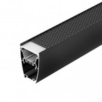 Профиль LINE-5075-U-HONEYCOMB-2000 BLACK, 2м