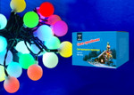 Uld-s0500-030/dga rgb ip20 rainbow-1 гирлянда светодиодная «радуга-1», 5м. 30 светодиодов. rgb свет. провод зеленый. тм uniel, 1шт