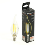 Лампа светодиодная, 960LM 6W 230V E14 175-265V C35T прозрачная, LB-1216, 1шт