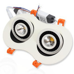 Светодиодный светильник 702В-2*7W (220V, 14W) (белый 6000K), 1шт