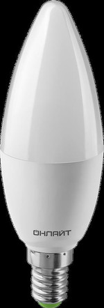 Лампа светодиодная 82 915 OLL-C37-10-230-4K-E14-PROMO 10Вт ОНЛАЙТ 82915, 1шт