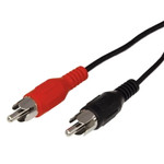 Шнур 2 RCA - 2 RCA, 3м, черный REXANT, 10шт