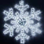Фигура ARD-SNOWFLAKE-M11-1250x1200-604LED White (230V, 36.5W), 1шт