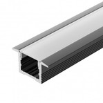 Профиль SL-SLIM-H13M-F25-2000 BLACK, 2м
