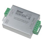 Ulc-a02 silver контроллер-повторитель rgb сигнала, для светодиодных лент. 6ах3канала, 216вт(12В)/432Вт(24В). TM Uniel, 1шт