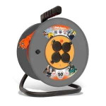 Удлинитель на катушке 4х50м с заземл. 16А IP44 ВЕМ-250 ПВС 3х2.5 термозащита UNIVersal 9634209, 1шт