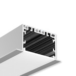 Алюминиевый профиль врезной CX-A045-R 270 (2500x65/50x35мм с экраном), 1шт
