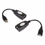 Usb удлинитель по витой паре (8p8c) REXANT, 1шт