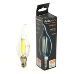 Лампа светодиодная, 1000LM 6W 175-265V E14 6400K C35T прозрачная, LB-1216, 1шт