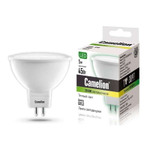 Лампа светодиодная LED5-S108/830/GU5.3 5Вт 3000К тепл. бел. GU5.3 370лм 220-240В Camelion 12041, 1шт