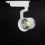 Светодиодный светильник трековый GDD-147-10, белый корпус (10W, 220V) (теплый белый 3000K), 1шт