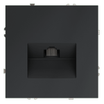 Розетка компьютерная встраиваемая VOLTUM S70 RJ45 кат.6, (графит), 1шт