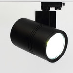 Светодиодный светильник трековый GDD087-30B-4L (220V, 30W, черный корпус, трехфазный) (белый 6000K), 1шт