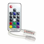 Led мини контроллер радио (RF) 72 W/144 W, 17 кнопок, 12 V/24 V, 1шт