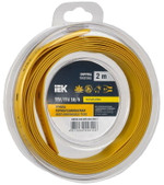 Трубка термоусадочная ТТУ нг-LS 10⁄5 желт. (уп.2м) IEK UDR12-010-005-002-K05-T, 1УП.2 м