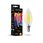 Светодиодная лампа Crystal Candle 7W 3000K E14 CRI97 7216, 1шт