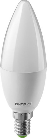 Лампа светодиодная 90 115 OLL-C37-10-230-6.5K-E14-PROMO ОНЛАЙТ 90115, 1шт