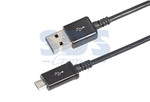 Usb кабель micro usb, длинный штекер, 1м, черный rexant, 1шт