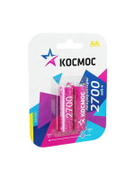 Аккумулятор AA/R6 2700мА.ч NI-MN BP-2 (блист.2шт) КОСМОС KOCR6NIMH2700MAH2BL, 1УП.2 шт