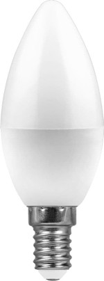 Лампа светодиодная, (11W) 230V E14 2700K С35, LB-770, 1шт