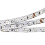 Светодиодная лента RT 2-5000 24V 2x (5060, 300 LED, LUX) (желтый), 5м