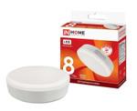 Лампа светодиодная LED-GX53-VC 8Вт таблетка 6500К холод. бел. GX53 760лм 230В IN HOME 4690612020747, 1шт