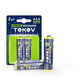Аккумулятор AAA/HR03 1000мА.ч (блист.2шт) TOKOV ELECTRIC TKE-NMA-HR03/B2, 1УП.2 шт