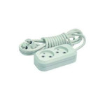 Удлинитель 2х3м без заземл. 10А IP20 Makel MGP103, 1шт