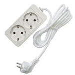 Удлинитель 2х3м с заземл. 16А IP20 3.5кВт ПВС Союз 481S-6203, 1шт