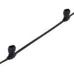 Гирлянда Belt-Light 2 жилы, 100м, шаг 50см, 180 патронов E27, IP65, черный провод NEON-NIGHT, 100м